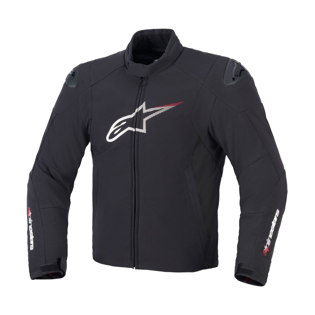 Alpinestars SMX Waterproof Textile Jacket Black White Bright Red