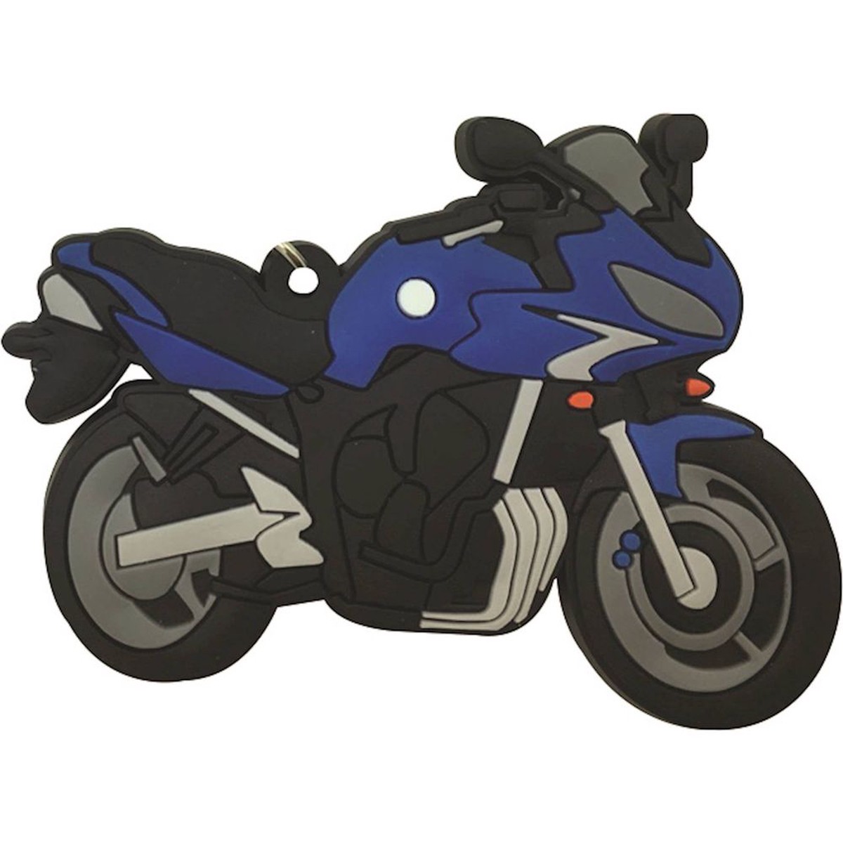 Bike It Yamaha YZ6 Fazer 16 Rubber Keyfob - 128