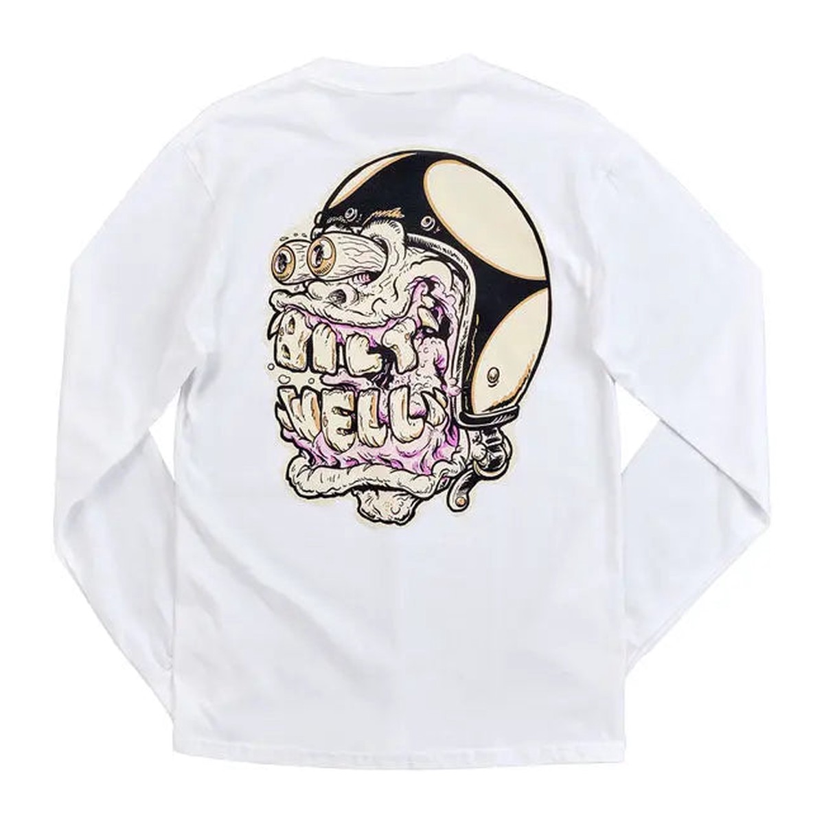 Biltwell Decay Long Sleeves T-Shirt White