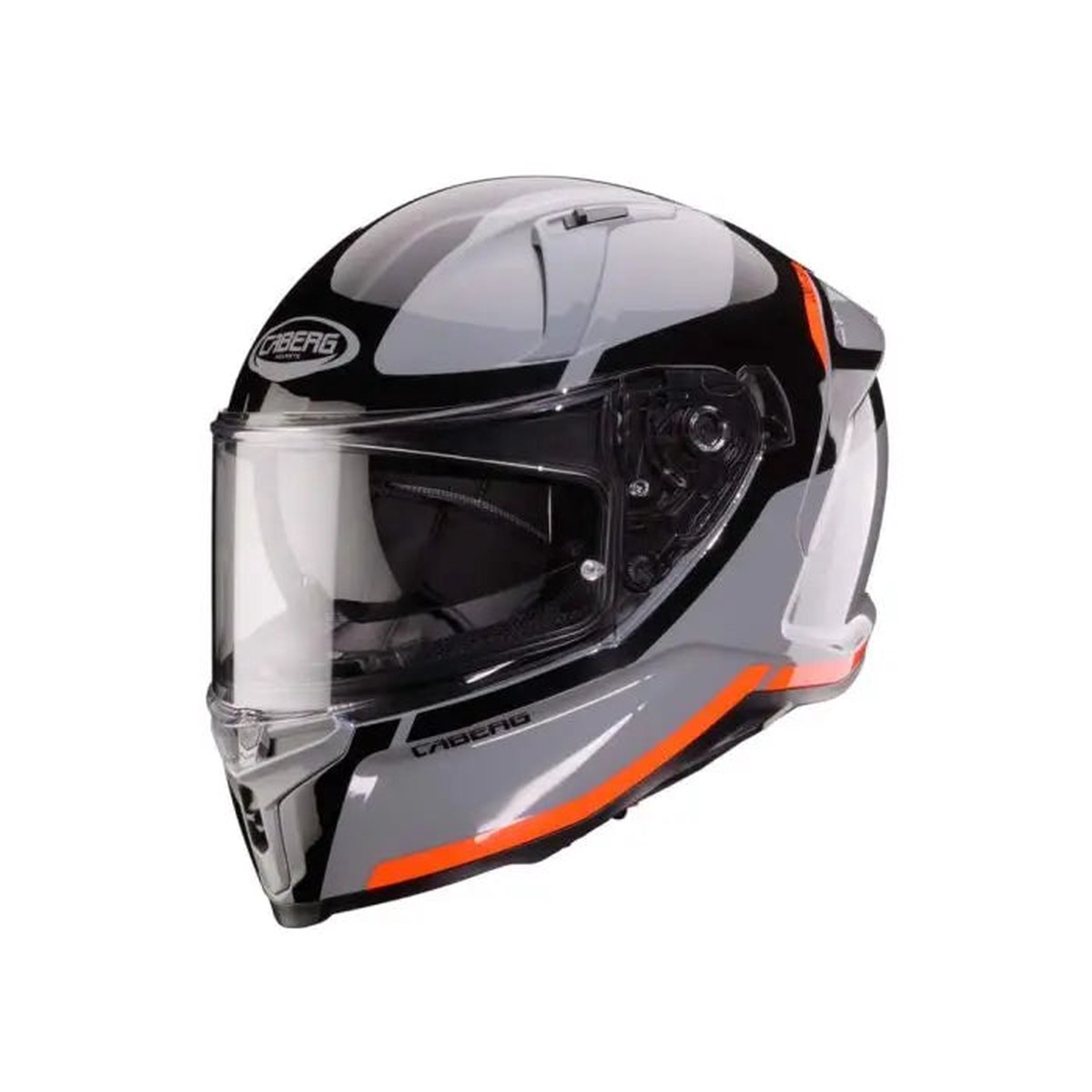 Caberg Avalon X Pure Grey Black Fluo Red