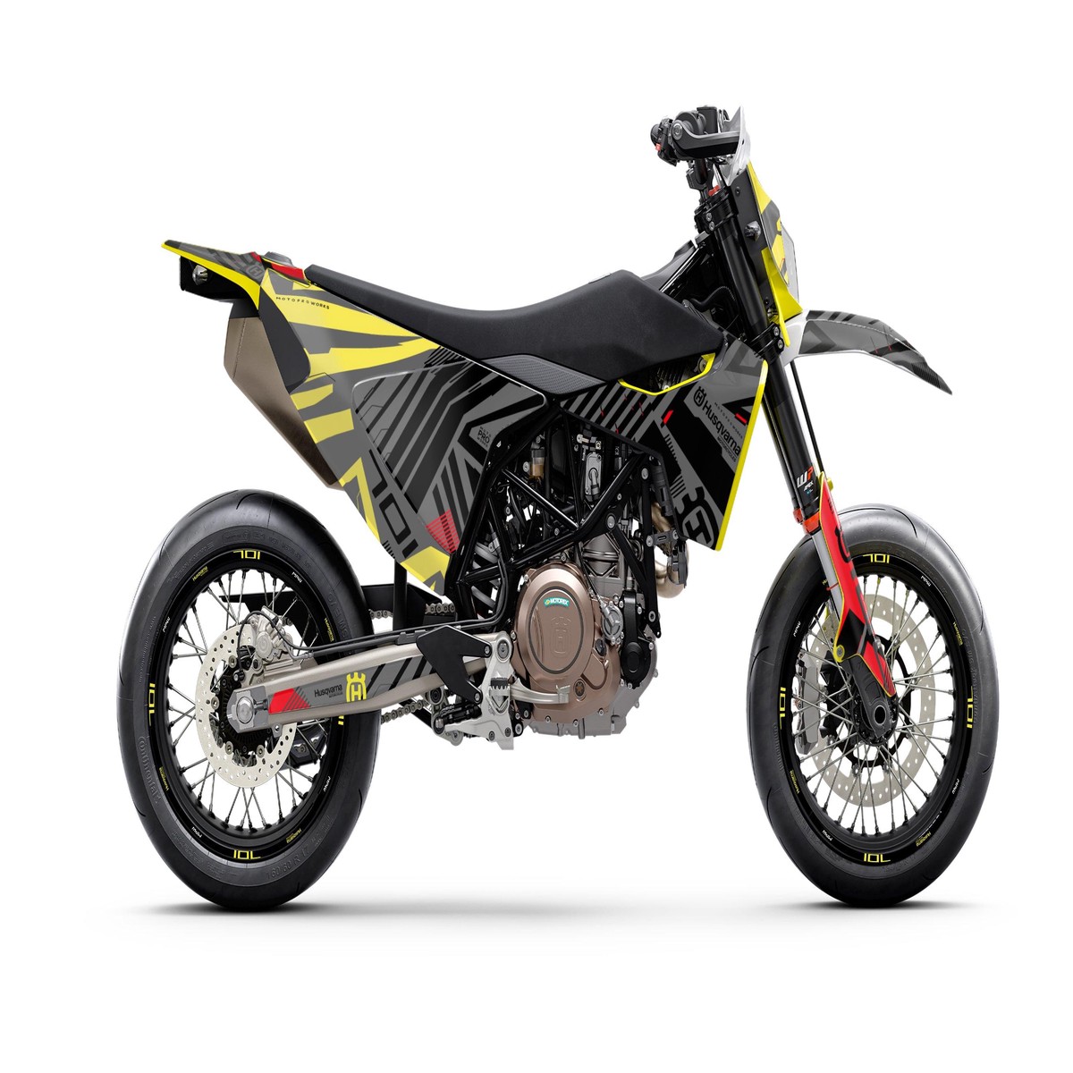 Husqvarna 701 Enduro GRAPHICS - Edgerunner (YellowRed)