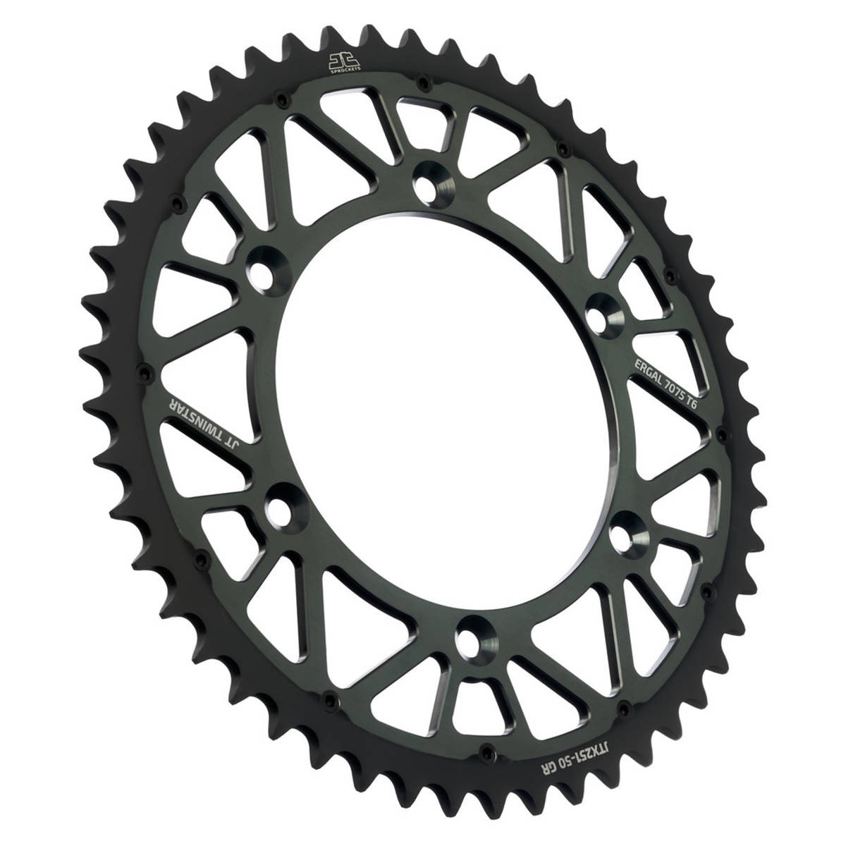 JT Twinstar Rear Sprocket K 250 82-23 - Grey