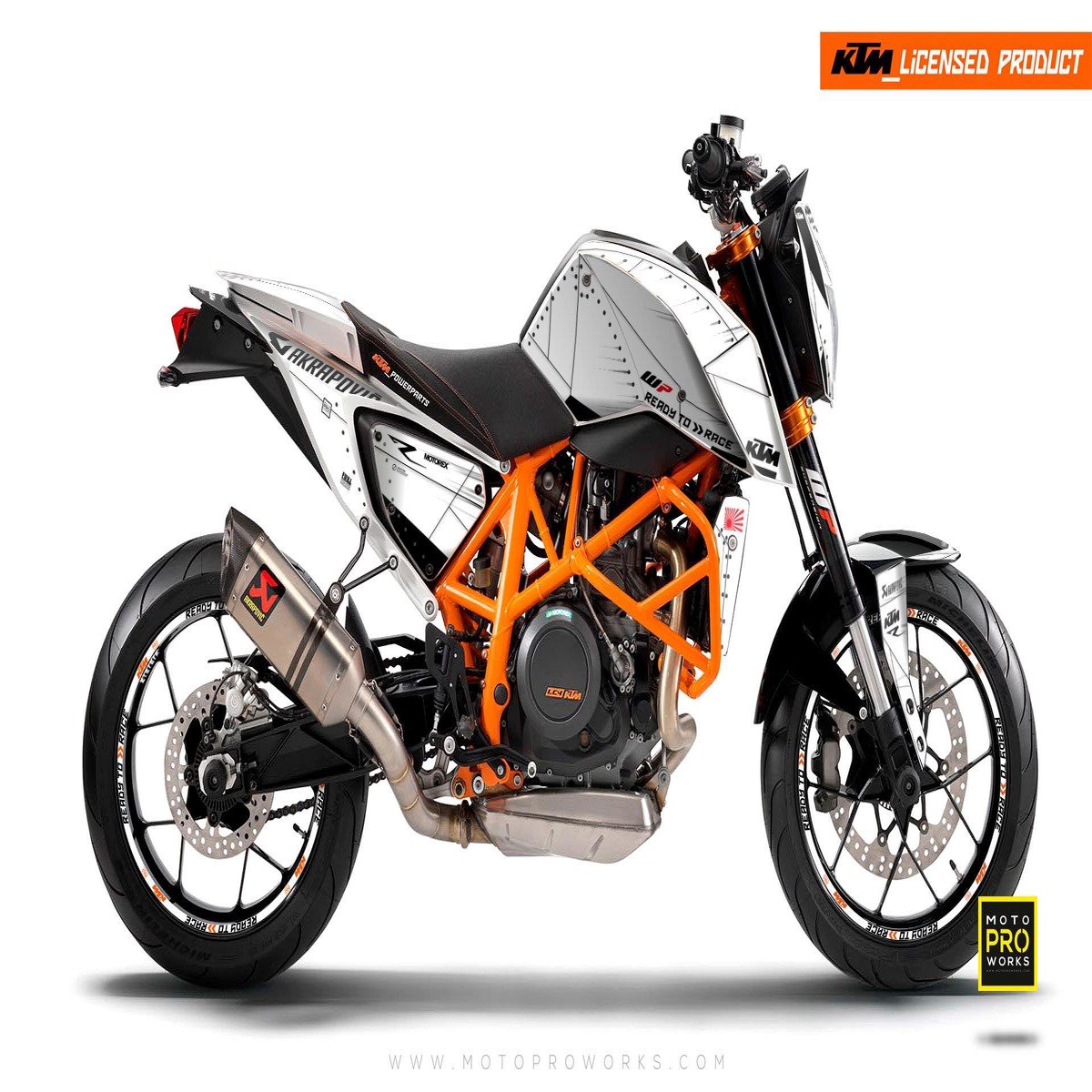 KTM 690 Duke GRAPHICS - Liberty (Snow)