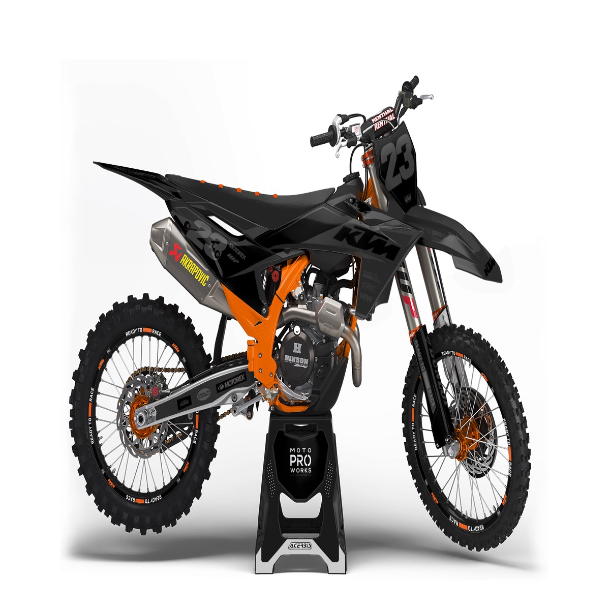KTM SX SX-F GRAPHICS - Ignition (Grey)