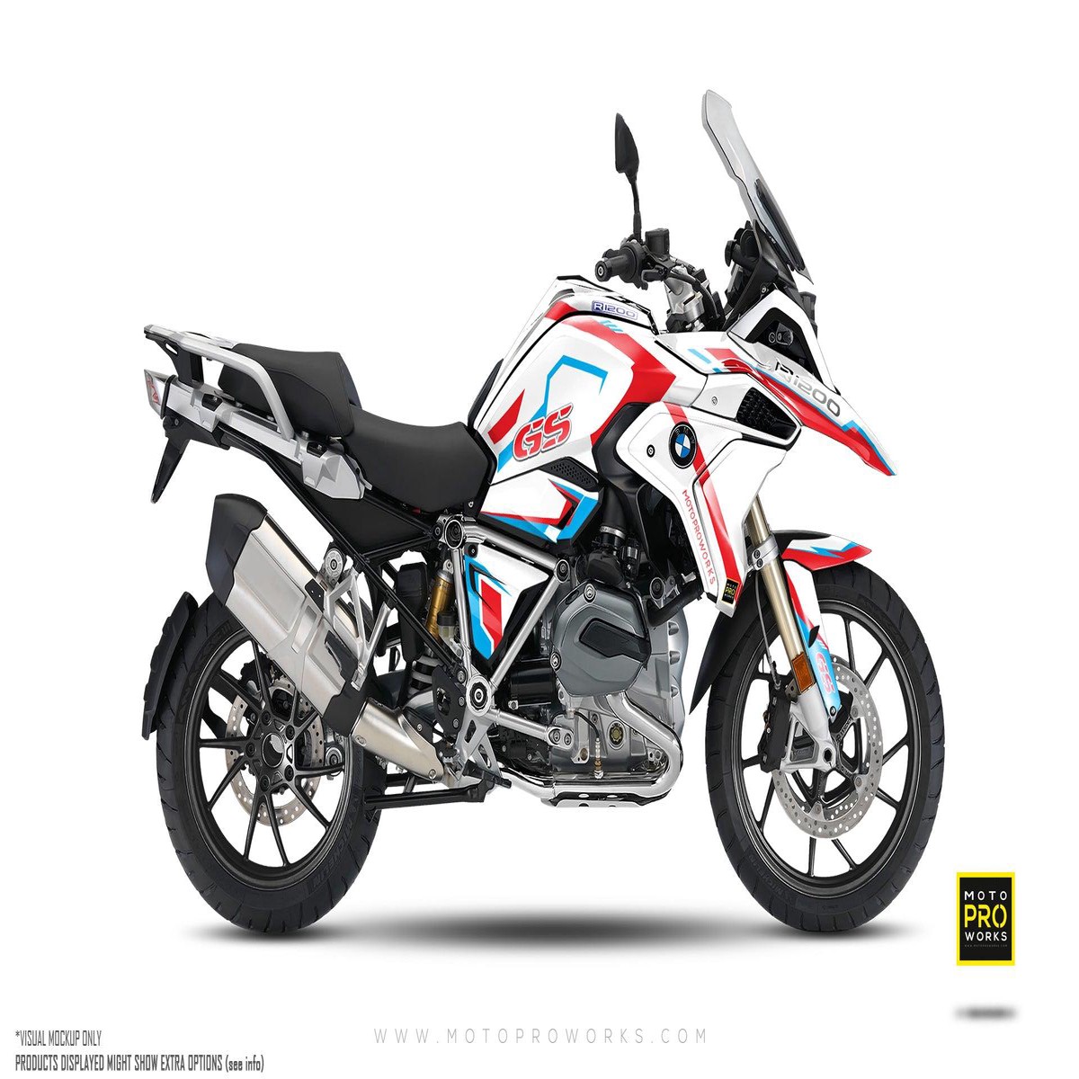 BMW R 1250 GS (2019-2023) GRAPHICS - Voyager (White)