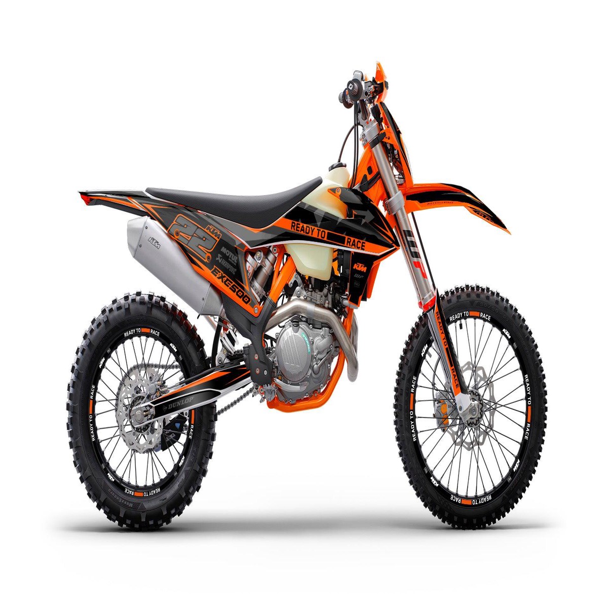 KTM SX SX-F GRAPHICS - Quake (BlackOrange)