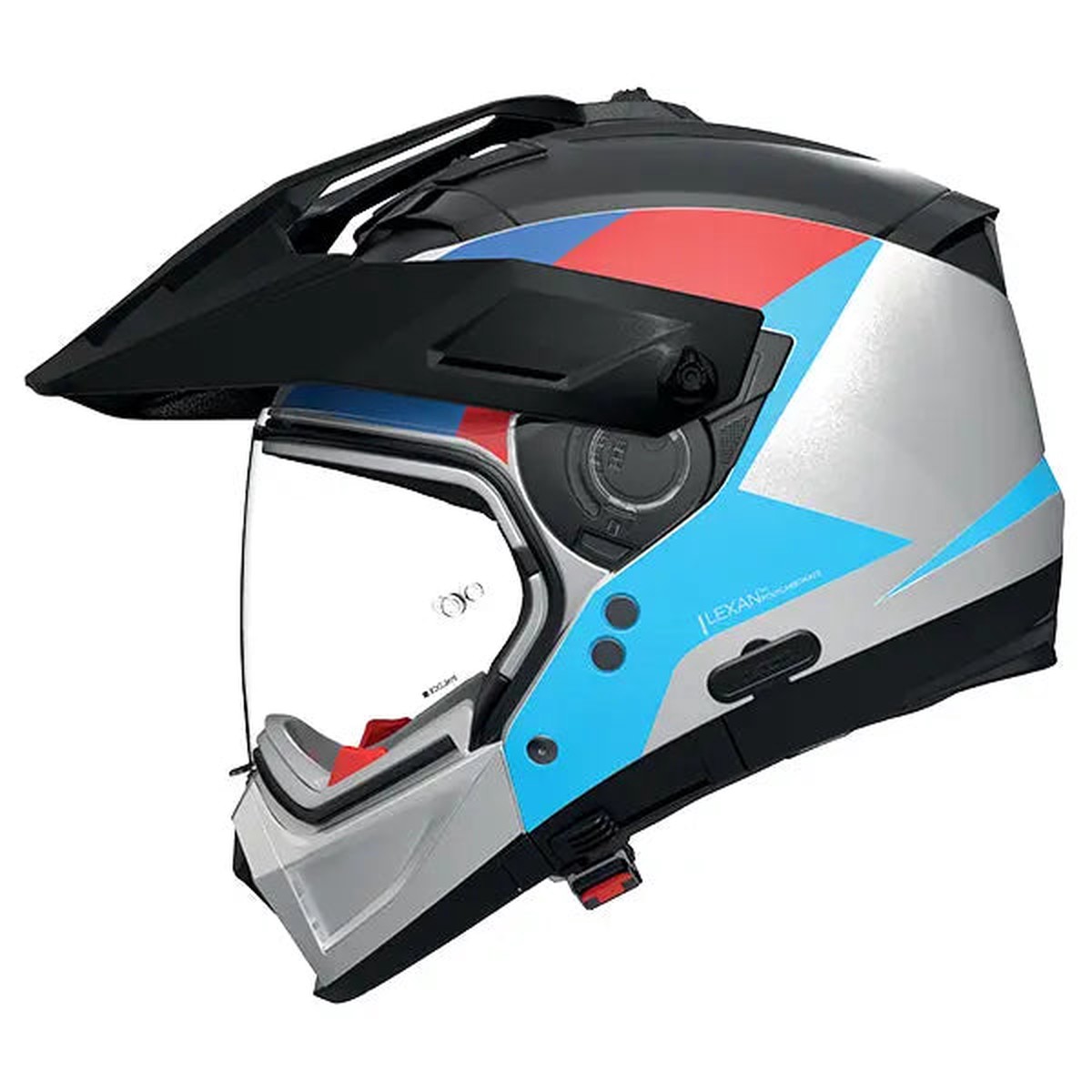 Nolan N70-2 X 06 Turbine Grey Blue Red