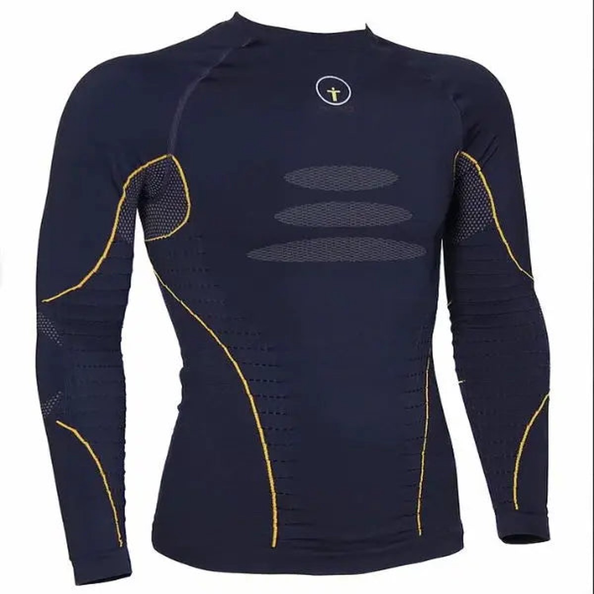 Forcefield Tech 2 Base Layer Shirt Blue Yellow