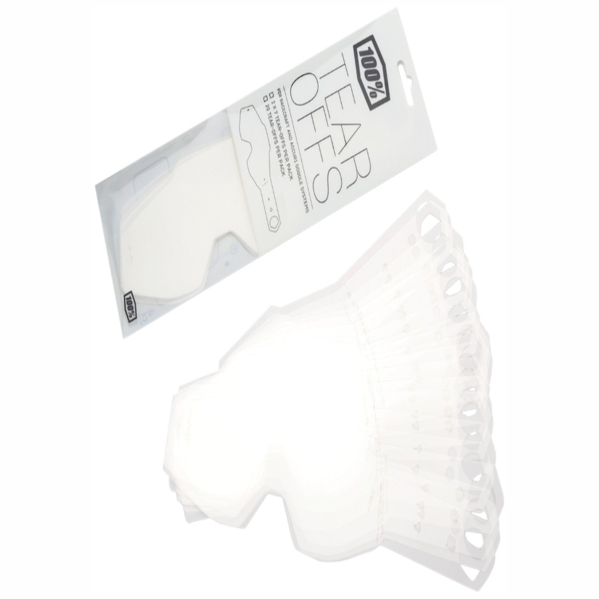 100 RacecraftAccuriStrata MX Goggle Tear-Offs