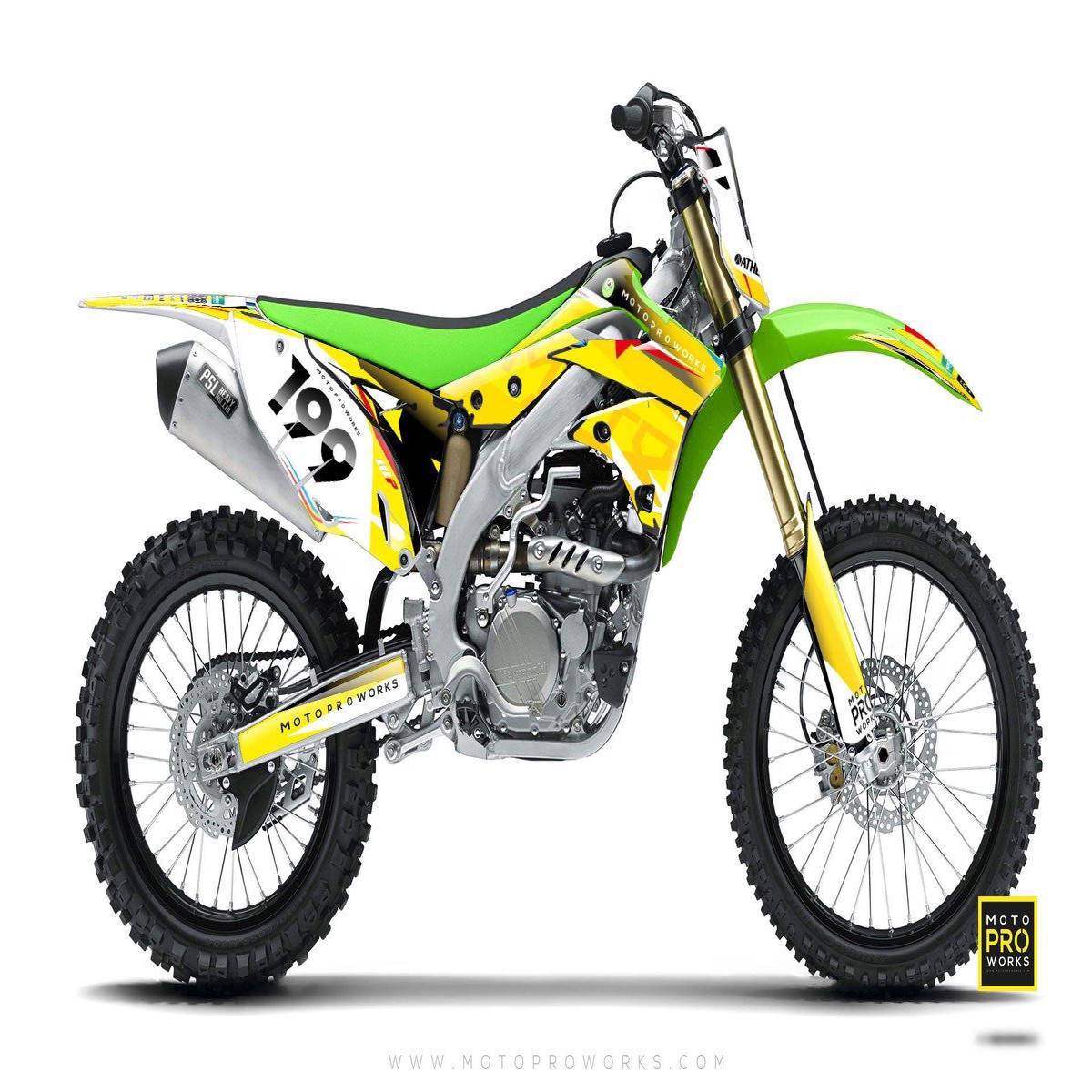 Kawasaki GRAPHICS - TECH9 (mustard)