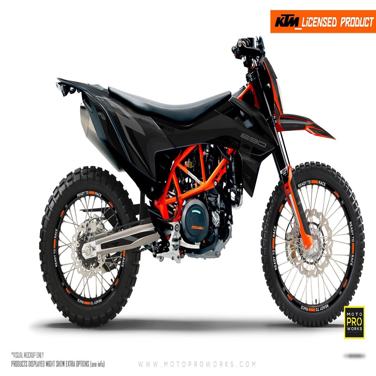 KTM 690 Enduro GRAPHICS - Torque Reloaded (Black)