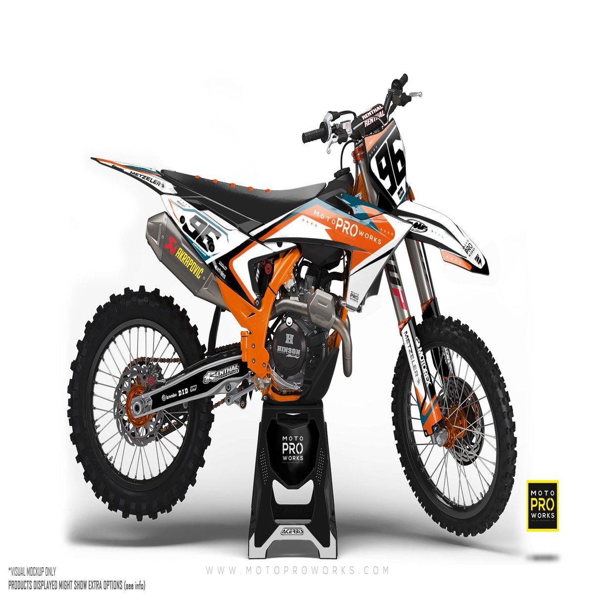 KTM SX SX-F GRAPHICS - Runner (WhiteOrange)