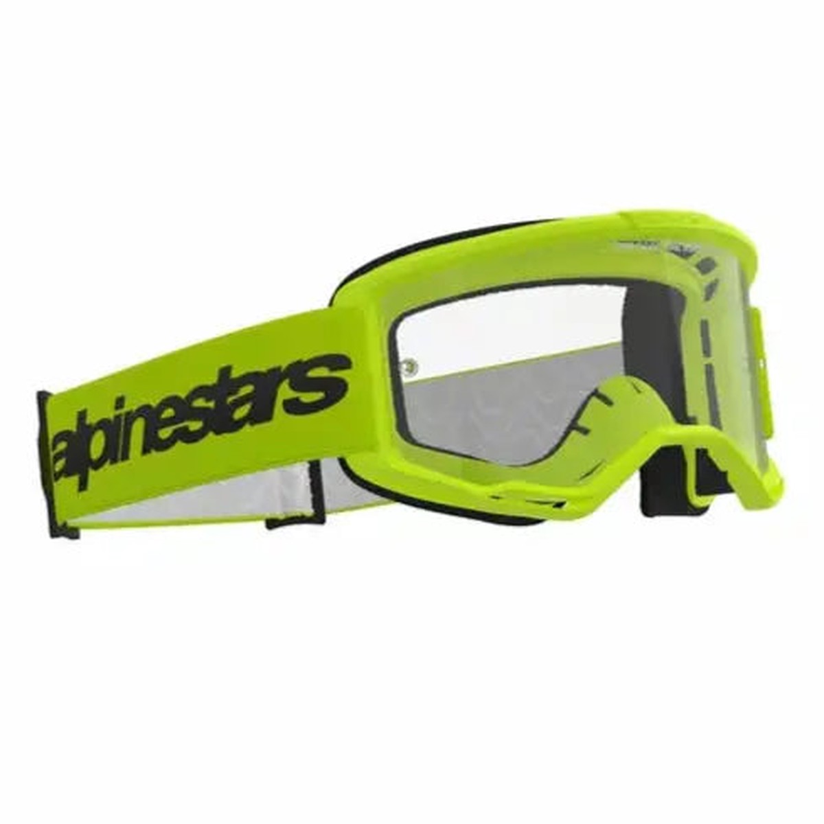 Alpinestars Vision 3 Wordmark Goggles Yellow Clear