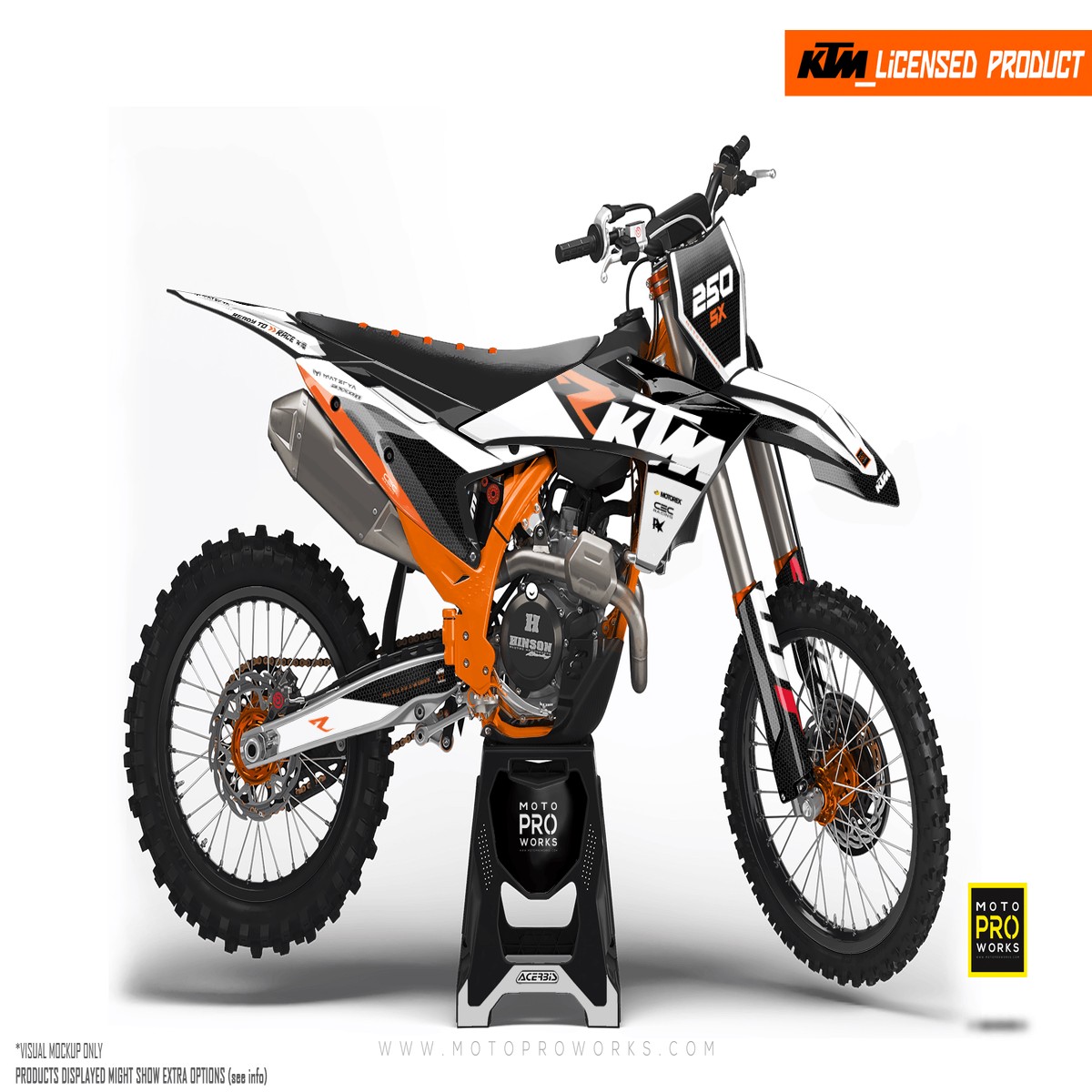 KTM GRAPHICS - EXCSX 450 SMR 2023-2024 RR-Tech (White)