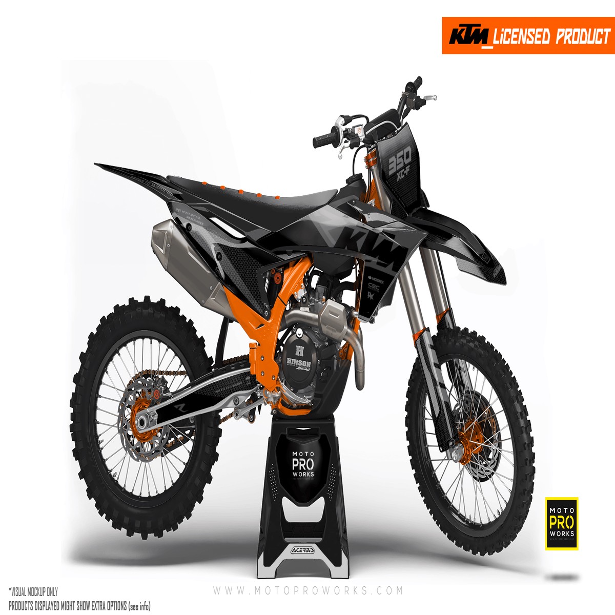 KTM XC XC-F XC-W GRAPHICS - RR Tech (Black)