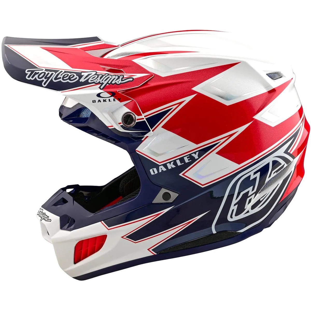 Troy Lee Designs x Oakley SE5 Composite Vision MX White Blue