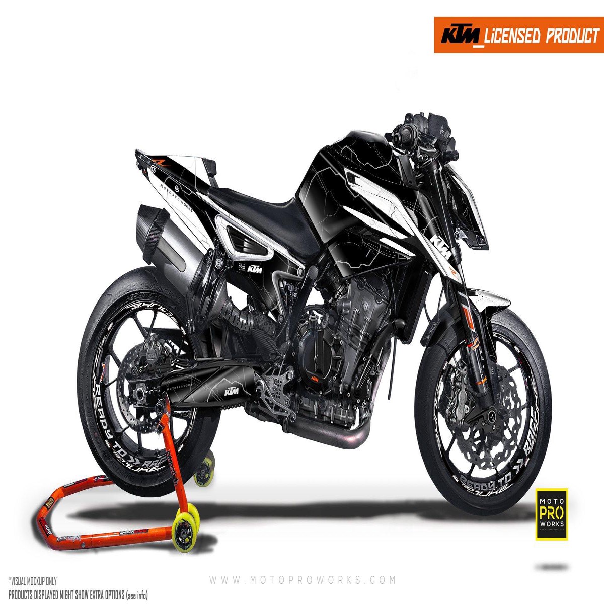 KTM 790890 Duke GRAPHICS - Robotec (Black)