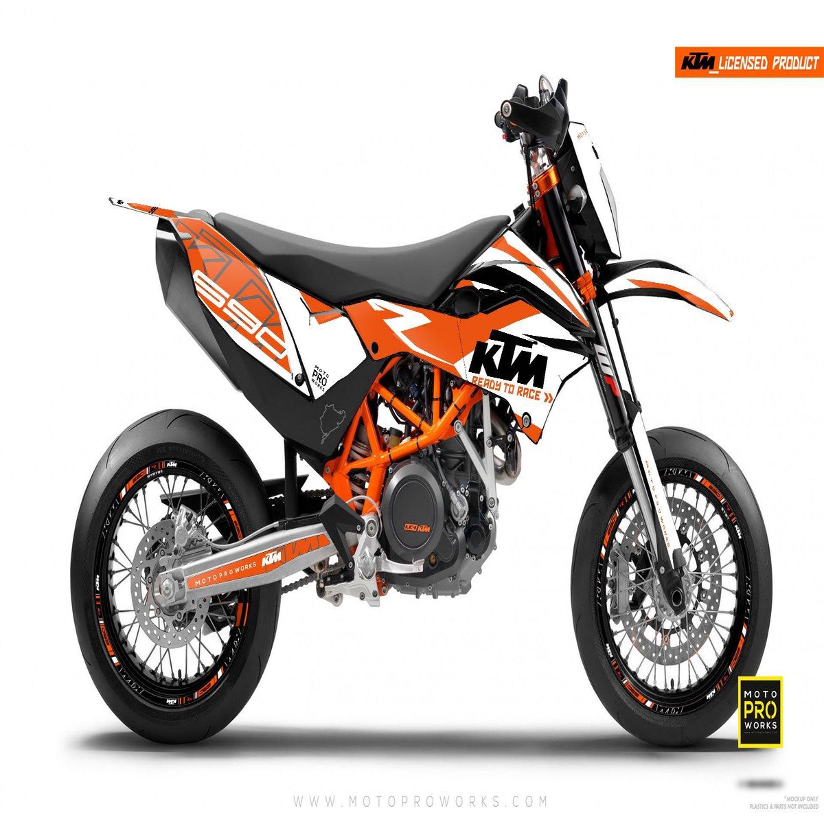 KTM GRAPHICS - ABSTRAKT (orangewhite)