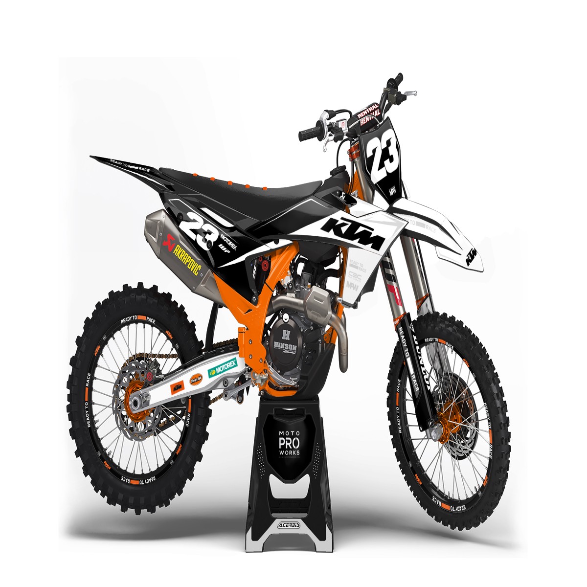 KTM SX SX-F GRAPHICS - Ignition (White)