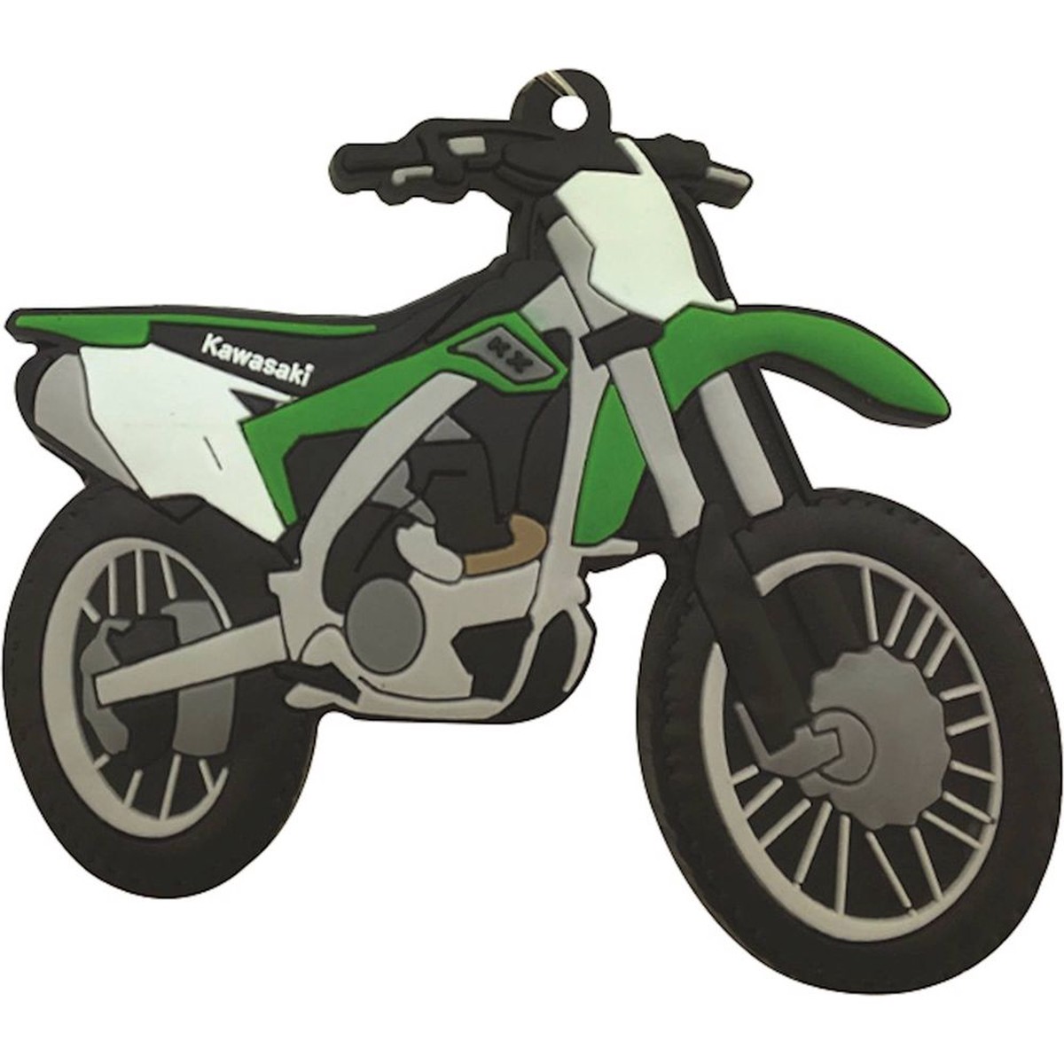 Bike It Kawasaki K F Rubber Keyfob - 118
