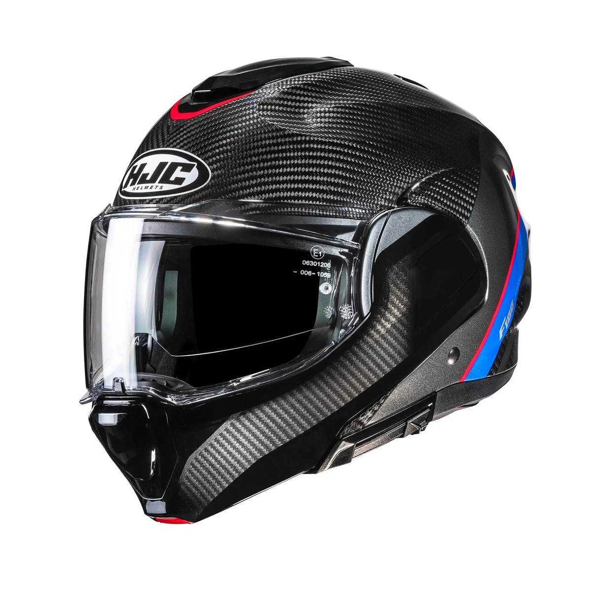 HJC F100 Carbon Stan MC21 White Blue Red