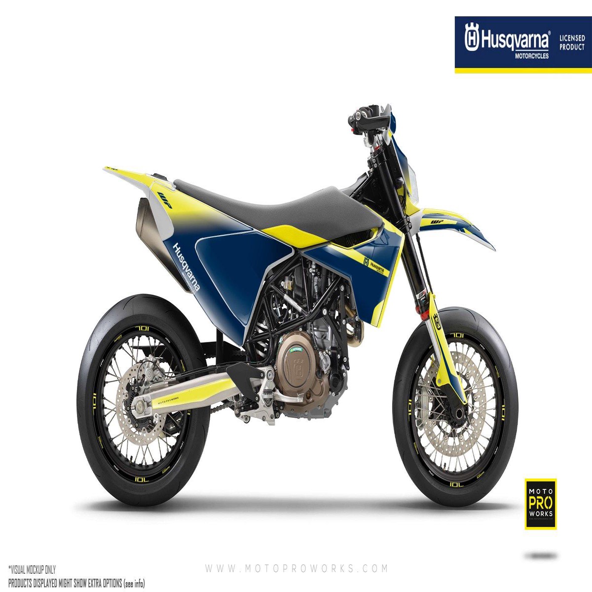 Husqvarna 701 GRAPHICS - Radius (YellowBlue)