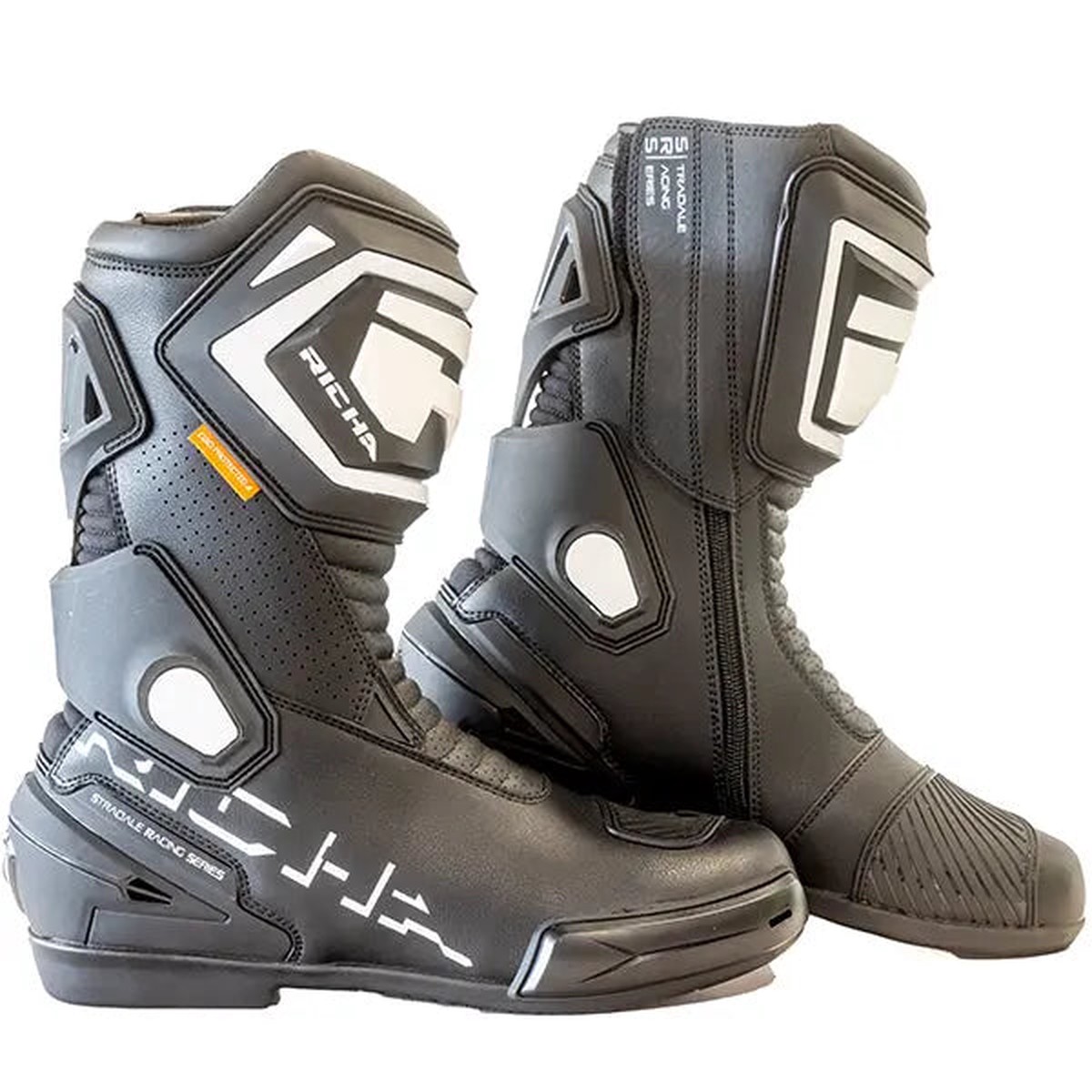 Richa Stradale Boots Black White