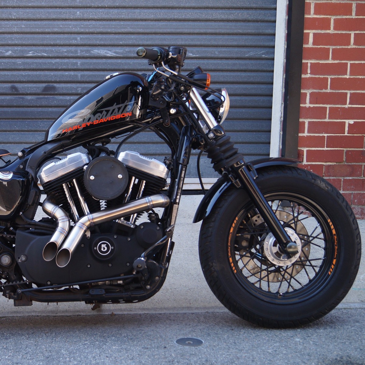Custom Sportster Exhaust