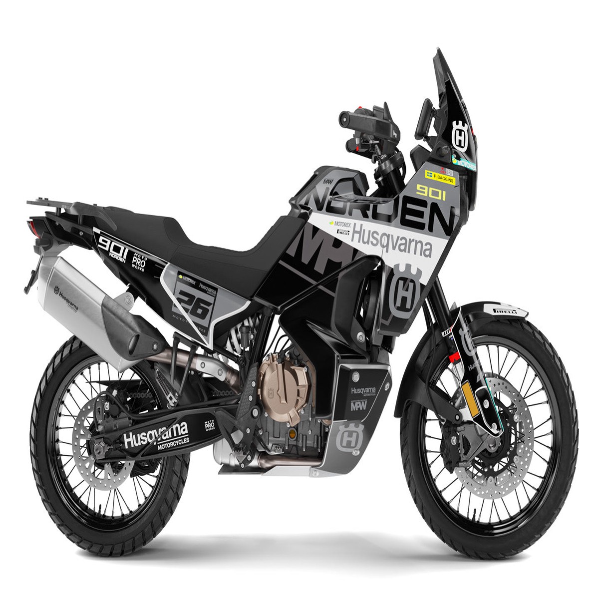 HUSQVARNA Norden 901 GRAPHICS - P1 (BlackWhite)