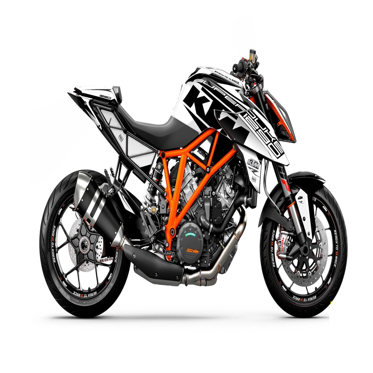 KTM 1290 Super Duke R 2014-2019 GRAPHICS - Torque (WhiteBlack)