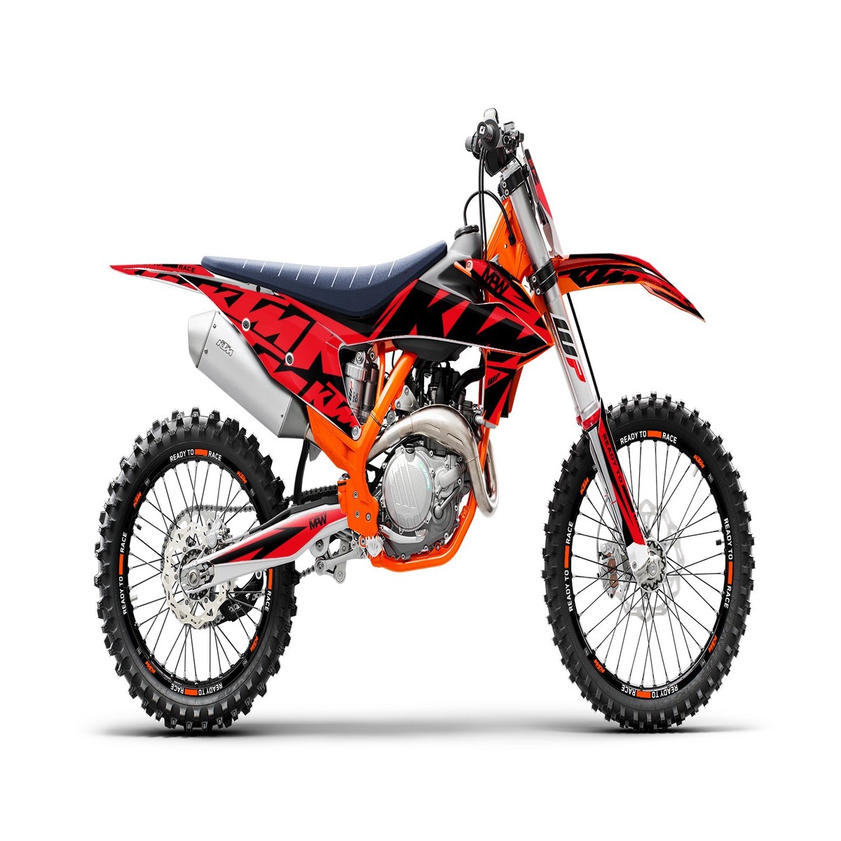 KTM SX SX-F GRAPHICS - Kickdrift (Red)