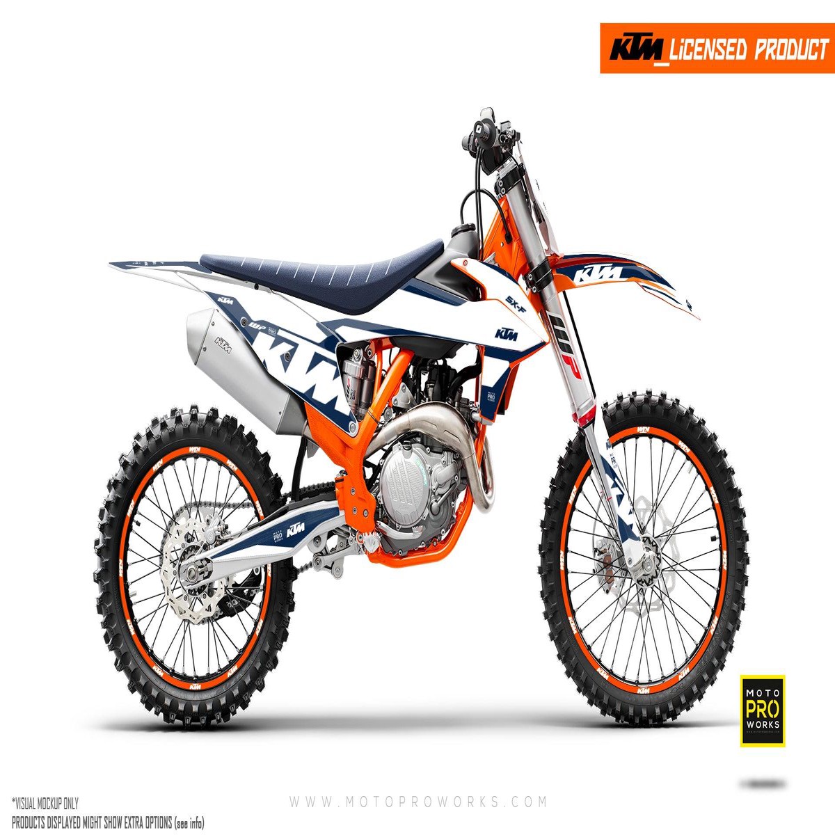 KTM SX SX-F GRAPHICS - Mounty (BlueWhite)