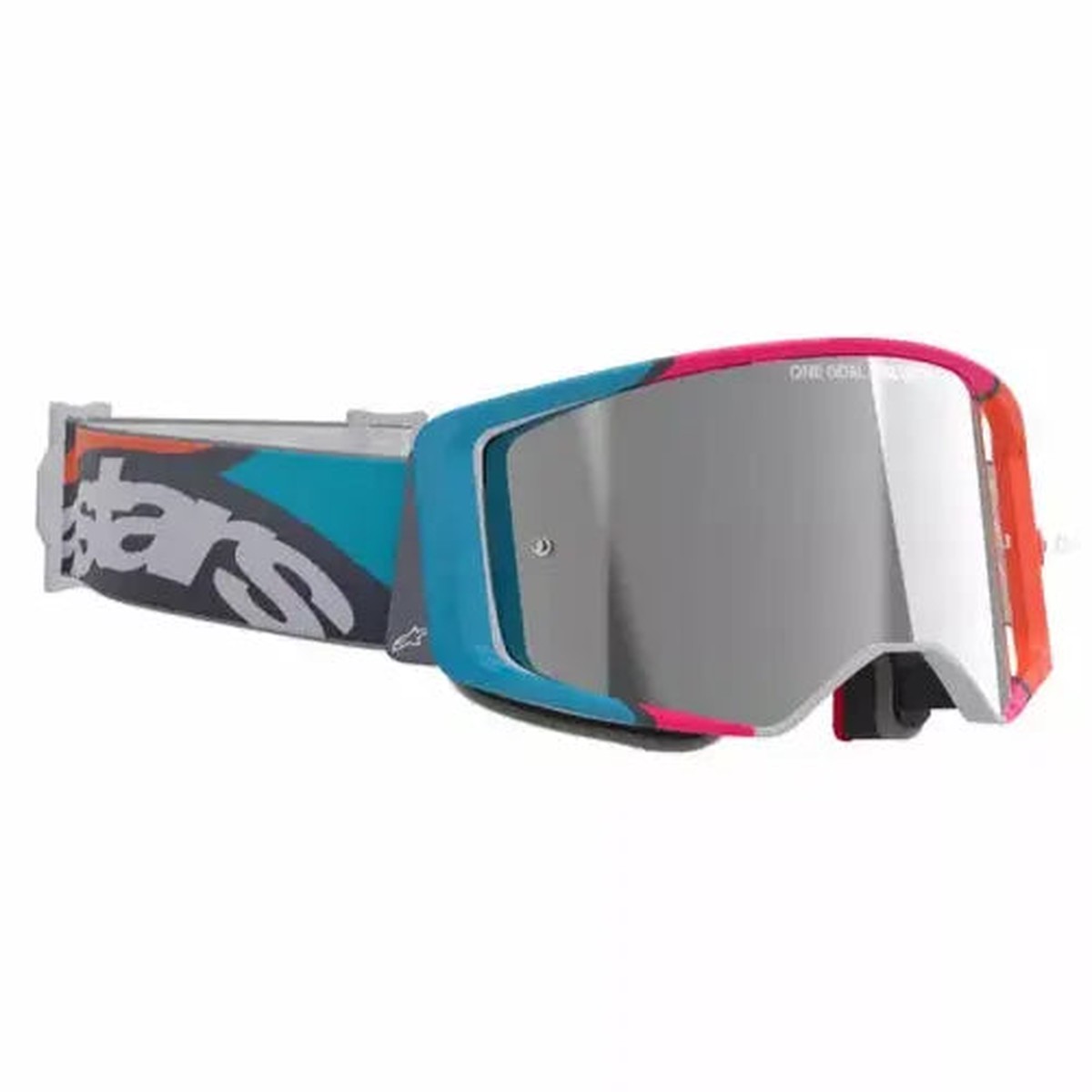 Alpinestars Supertech Stream Goggles Grey Multi Mirror Silver