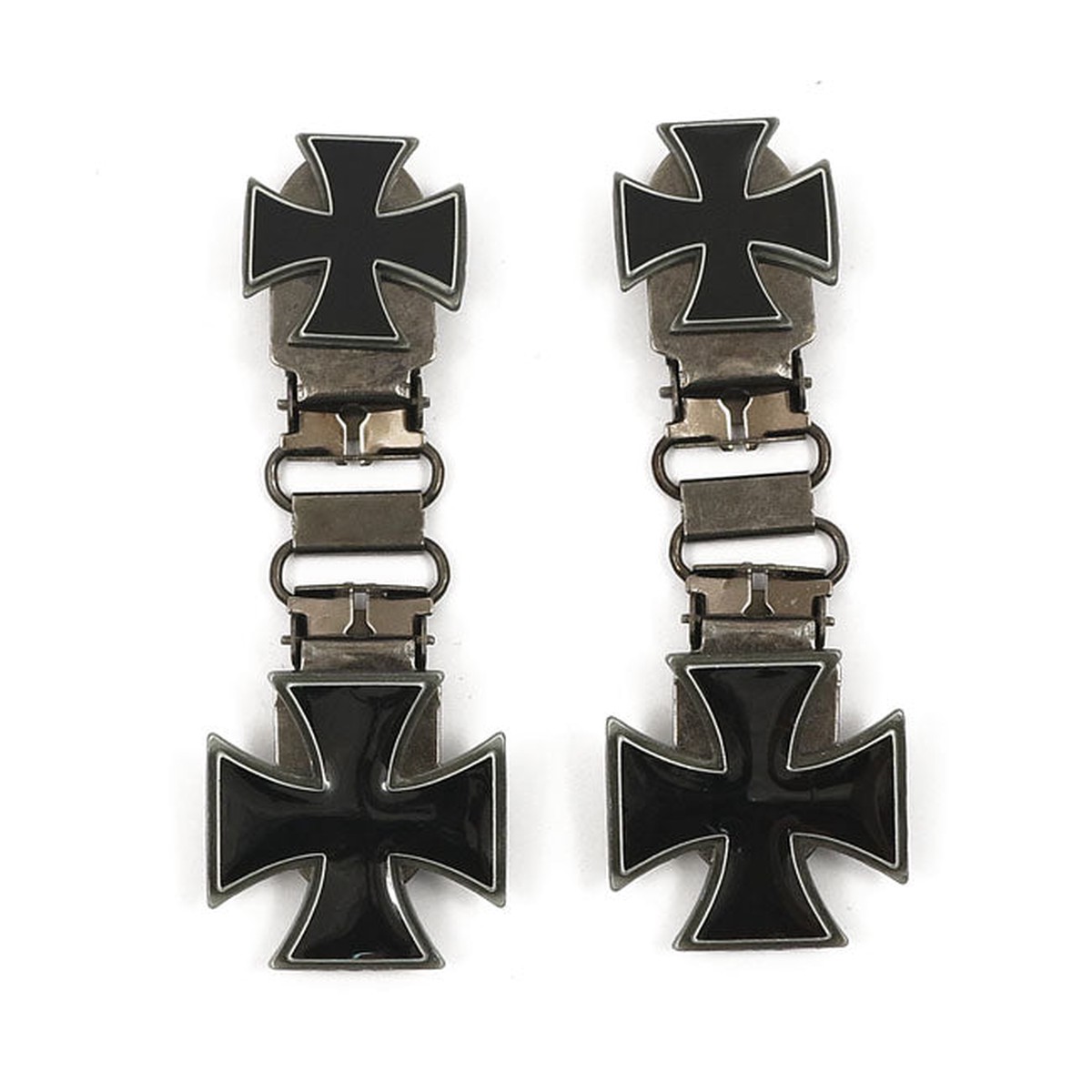 Ryder Clips Front Clips Maltese Cross For Stirrups Strap Engineer Harness Boots