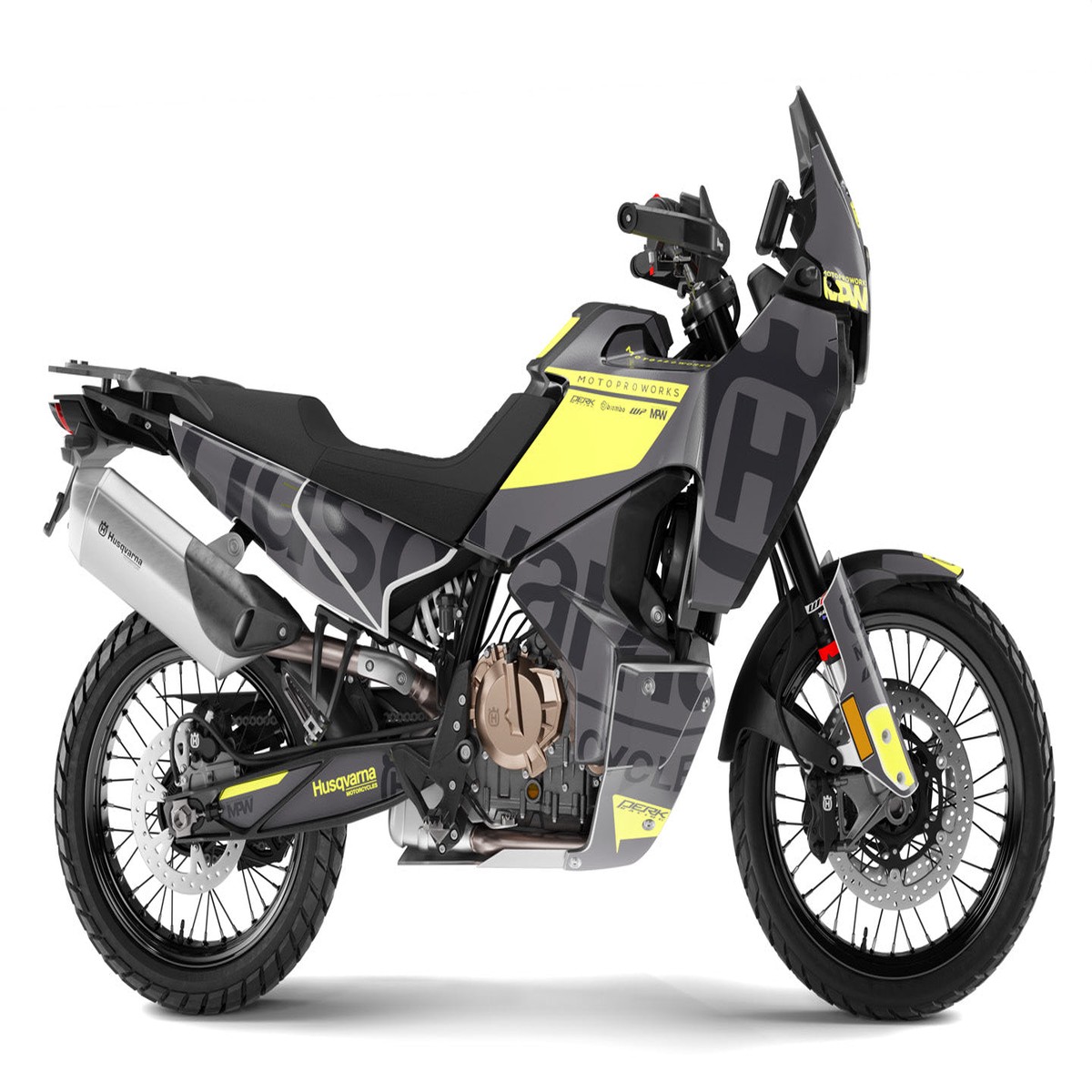 HUSQVARNA Norden 901 GRAPHICS - Manifesto (GreyYellow)
