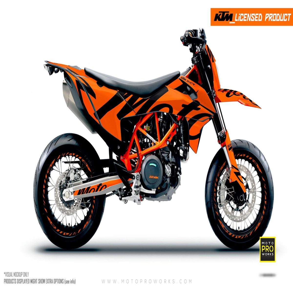 KTM GRAPHICS - 690 SMC-R Script (Orange)