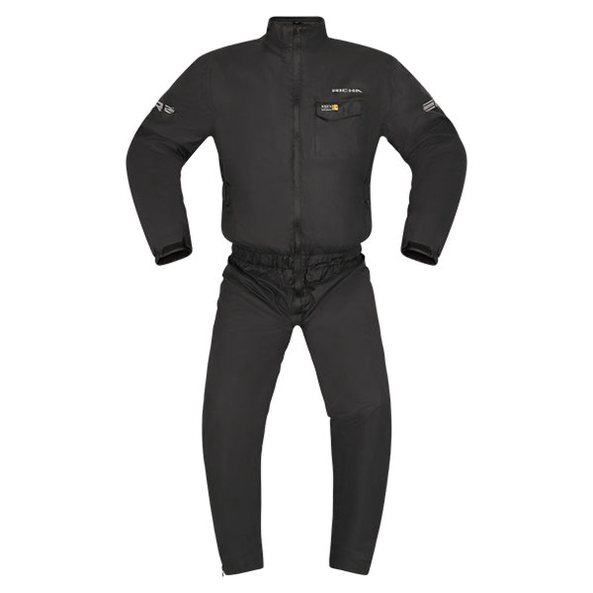 Richa Monsoon One Piece Over Rainsuit Black
