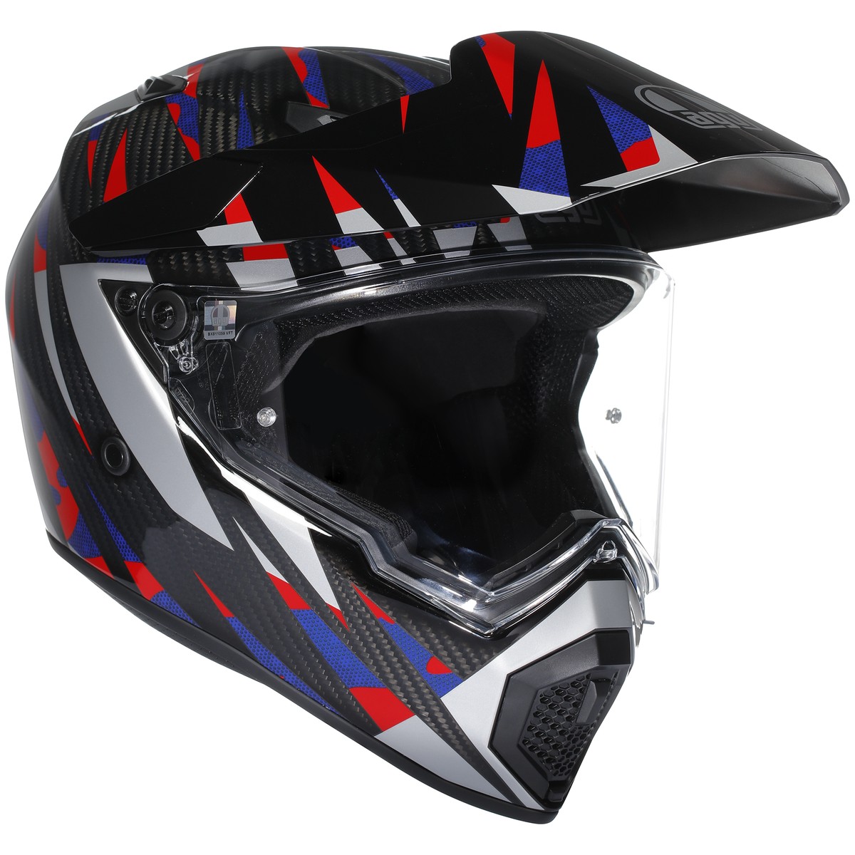 AGV A ECE 2206 Steppa - Carbon Red Blue