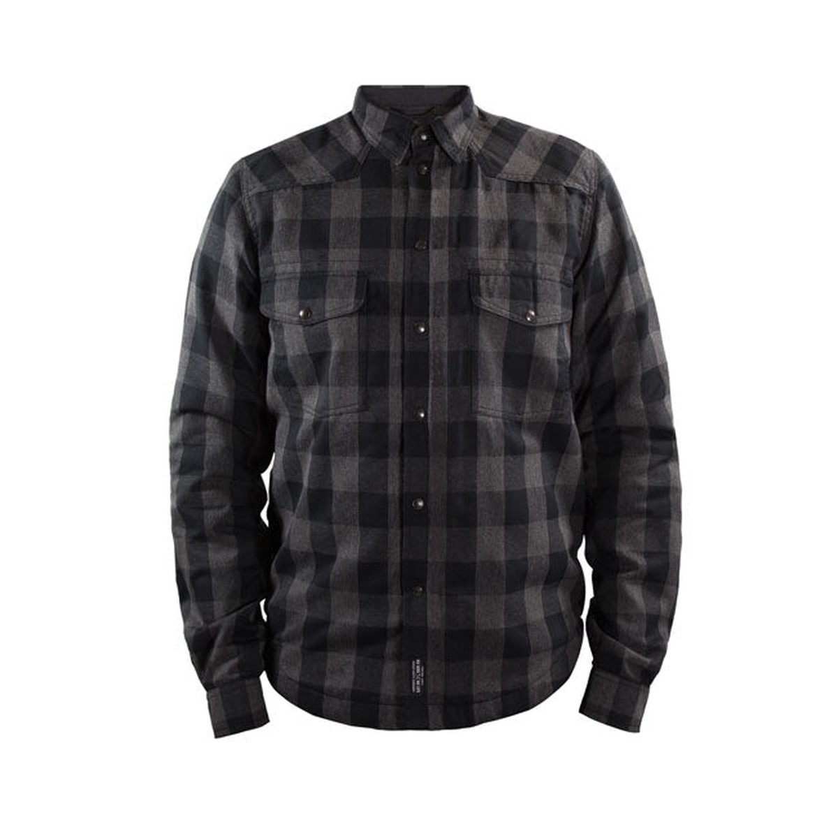 MOTOSHIRT MEN GRAY BLACK