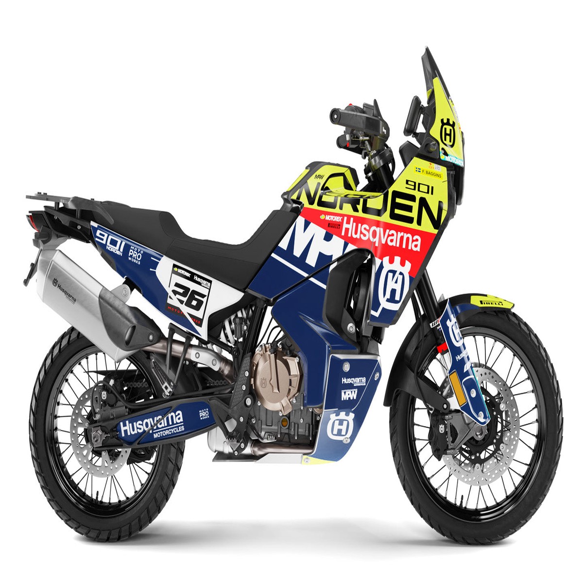HUSQVARNA Norden 901 GRAPHICS - P1 (BlueRed)