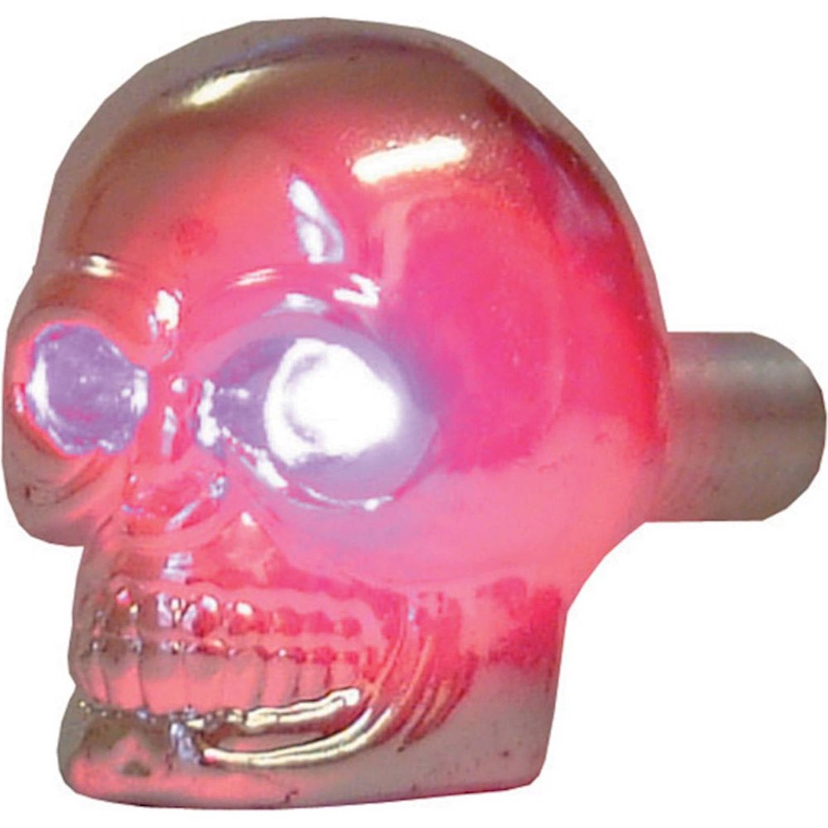 Bike It Pair Of Skull Decoration Bolts With Red LED Eyes