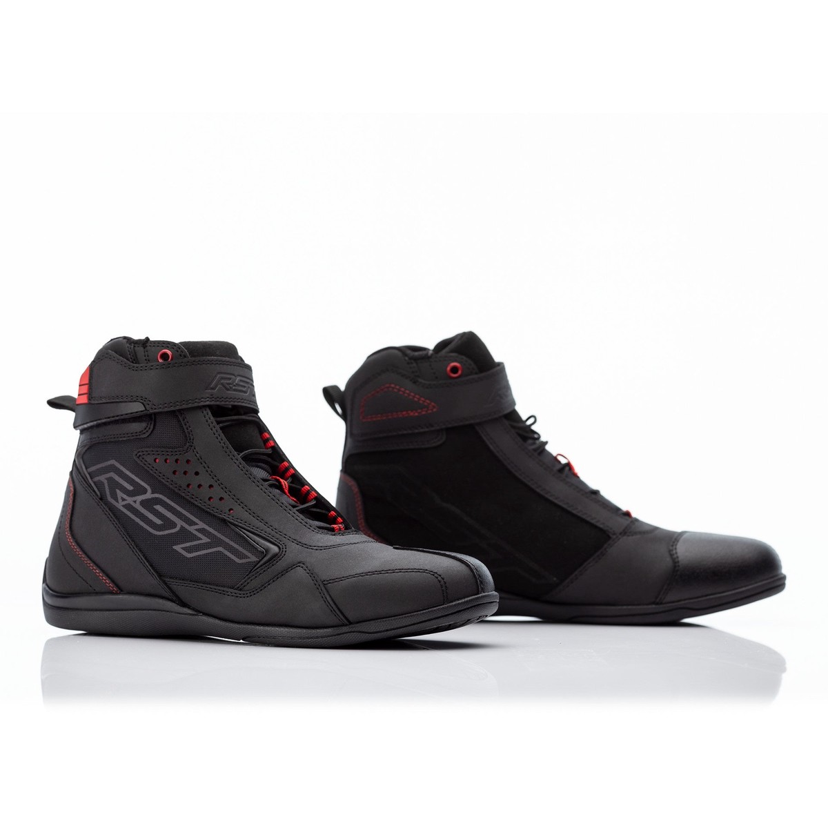 RST Frontier CE Ladies Boots - Black Red