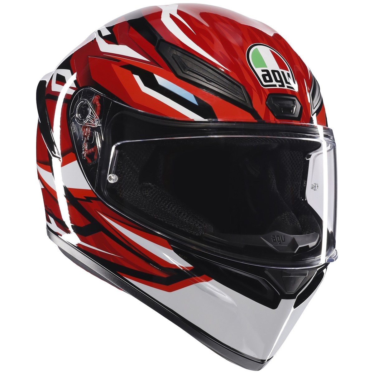 AGV K1-S Lion - Black Red White