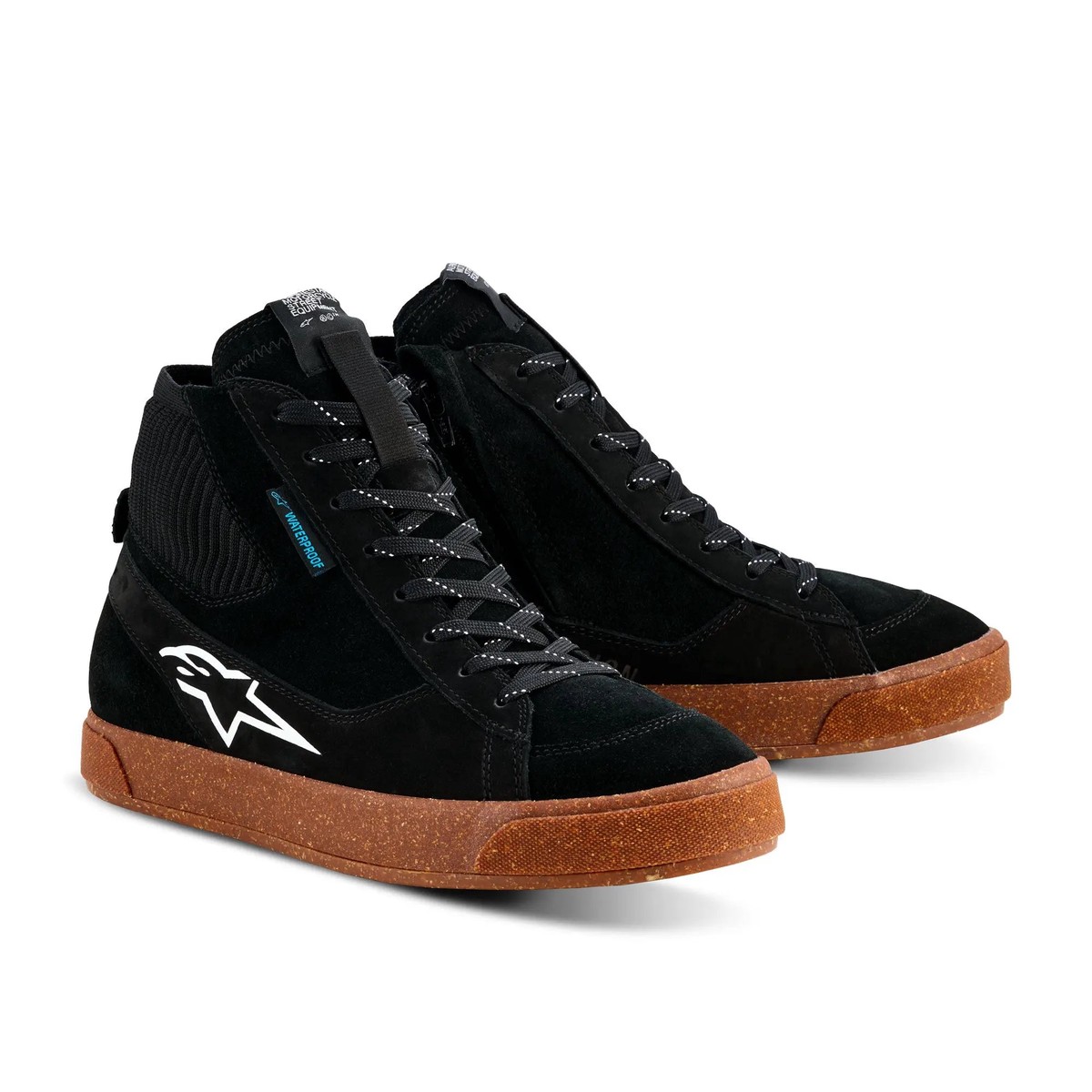 Alpinestars Stated Waterproof Shoes Black Gum White