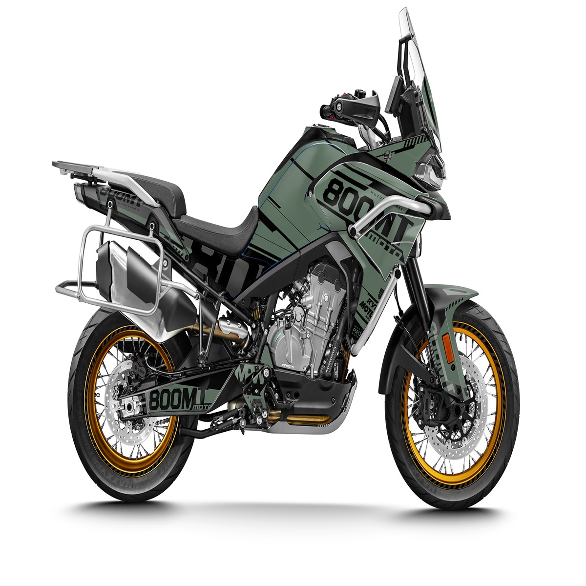 CFMOTO 800 MT GRAPHICS - Archer (Moss)
