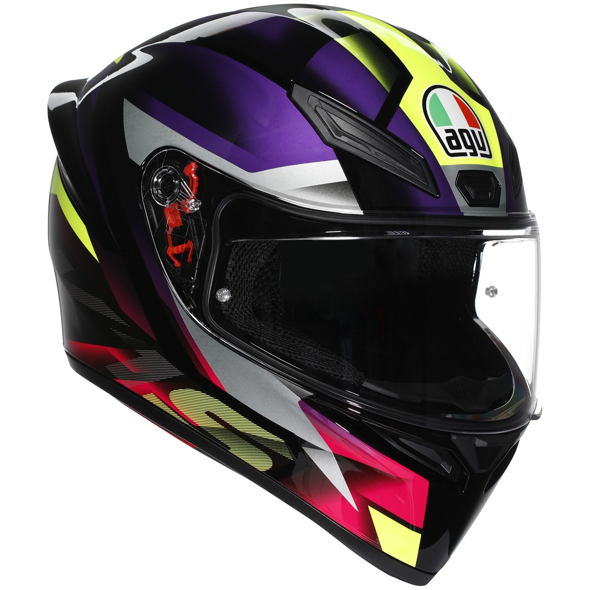 AGV K1-S Fastlap - Black Purple Pink