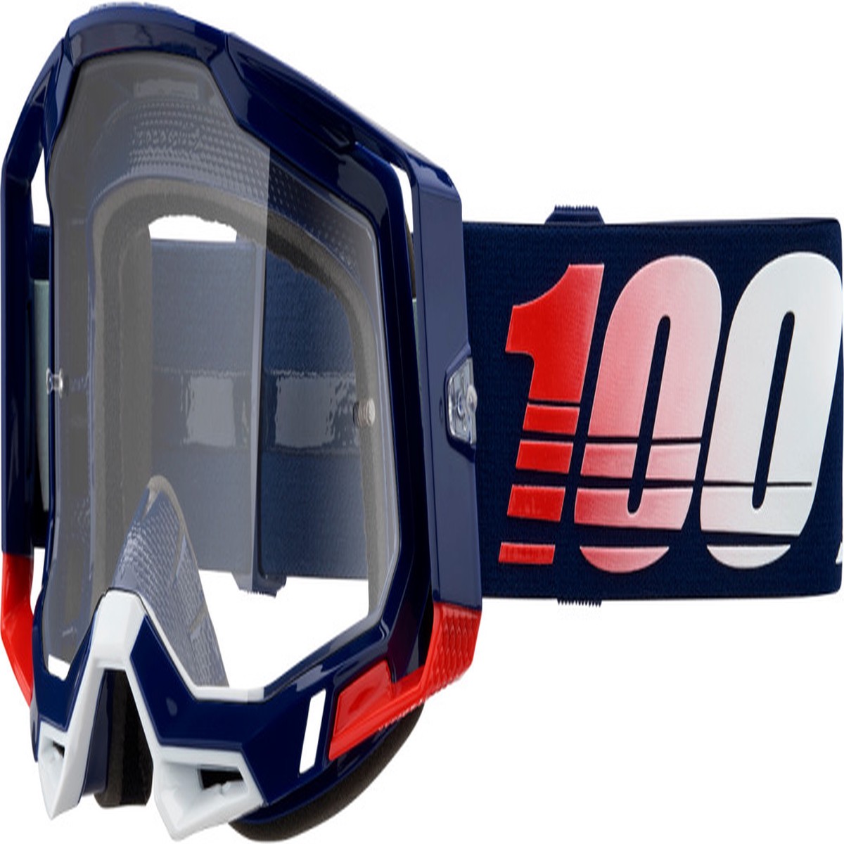 100 Racecraft 2 Republic Goggles with Clear Lens