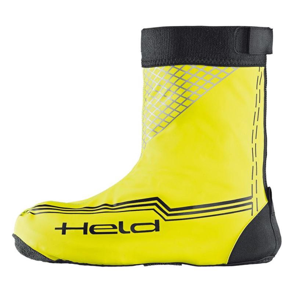 Held Boot Skin Short Over Boots Black Neon Yellow