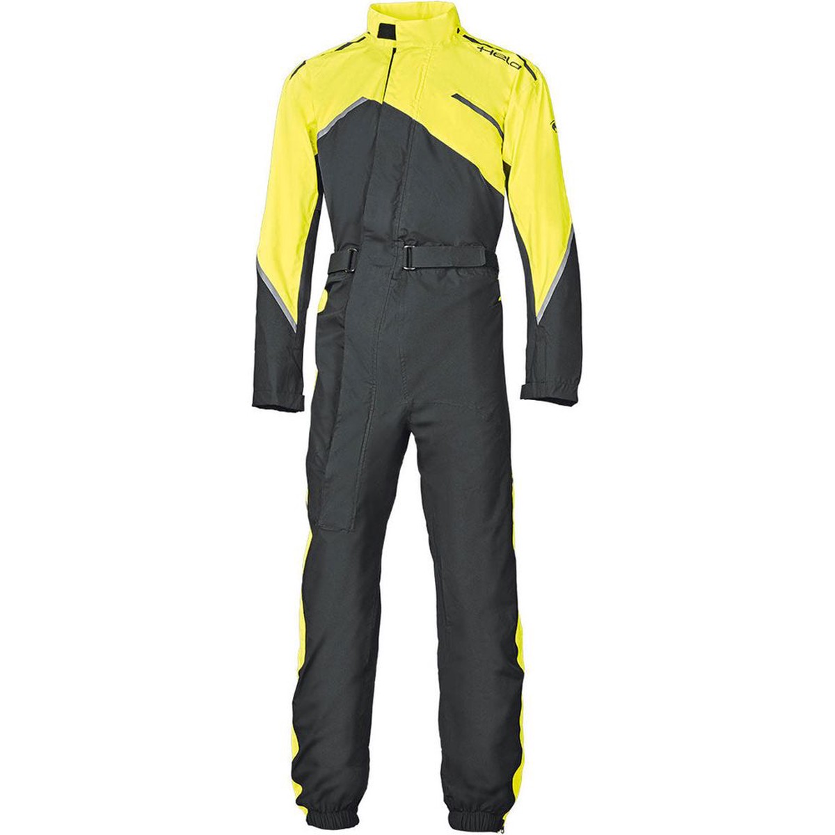 Held Monsun 2 One Piece Oversuit Black Fluo Yellow