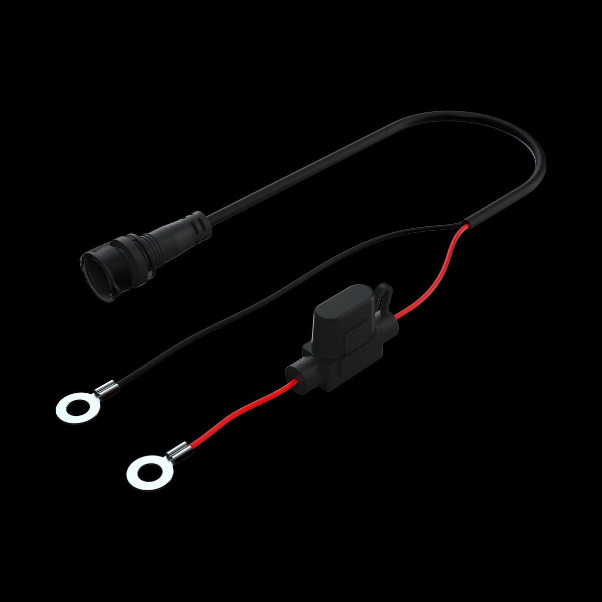 Oxford Hot Seat DC Cable With Battery Ring Leads